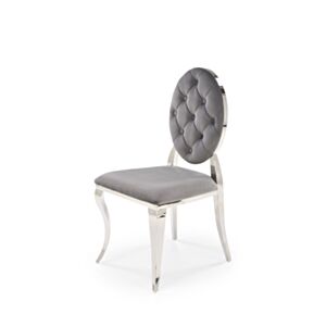 Jedilni stol HM K555, siva/srebrna