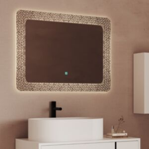 Ogledalo SD FRAME, z ambientalno osvetlitvijo - 80x60 cm